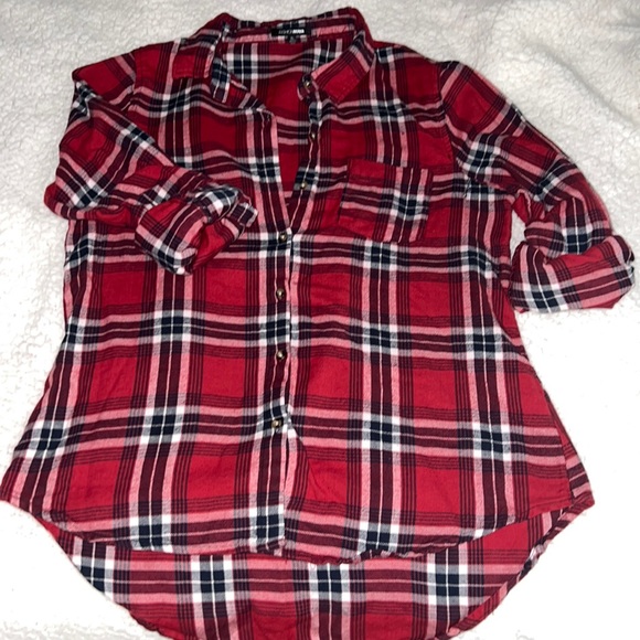 Plaid Red and Black shirt - Picture 1 of 1